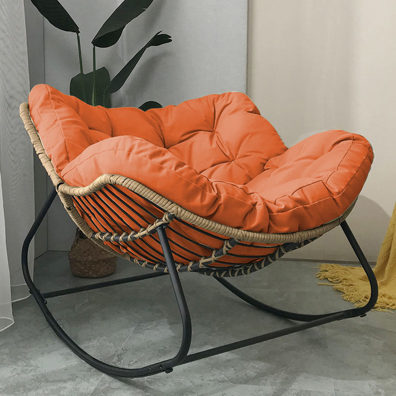 Reclinable Iron Double Rocking Chair