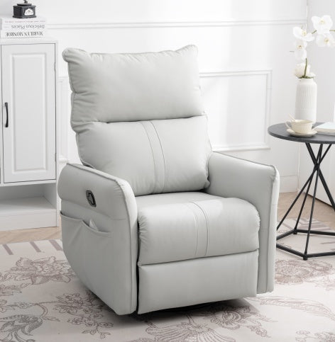 Recliner chair Modern Small Swing Swivel Recliner Bedroom Chair