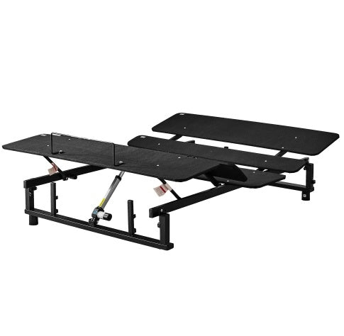 Frame Adjustable Bed Base Frame Queen Bed Frame With Head And Foot Incline Wireless Remote Zero Gravity Quiet Motor Black Queen