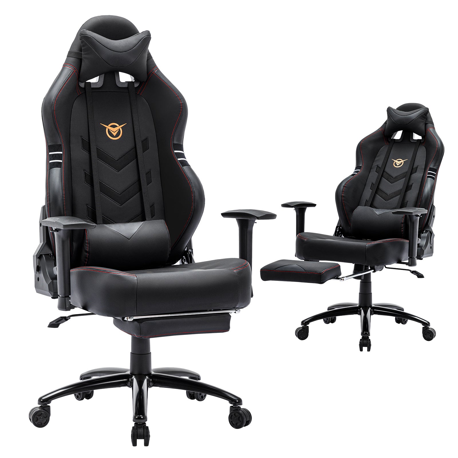 Gaming Chair 350lbs Racing Computer Gaming Chair