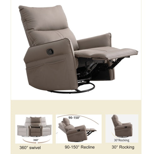Recliner chair Bedroom Chair Modern Small Swing Swivel