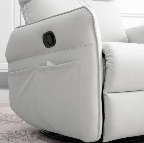 Recliner chair Modern Small Swing Swivel Recliner Bedroom Chair