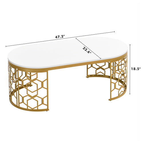 Coffee Table Oval Shaped