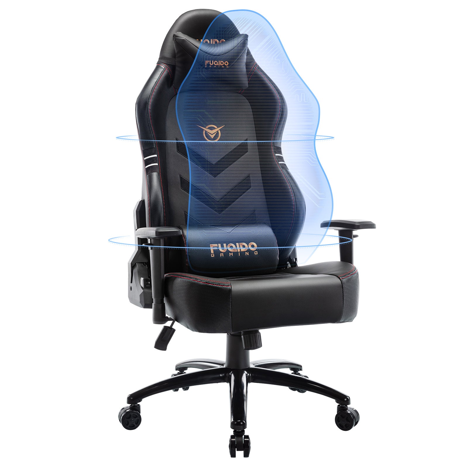 Gaming Chair 350lbs Racing Computer Gaming Chair
