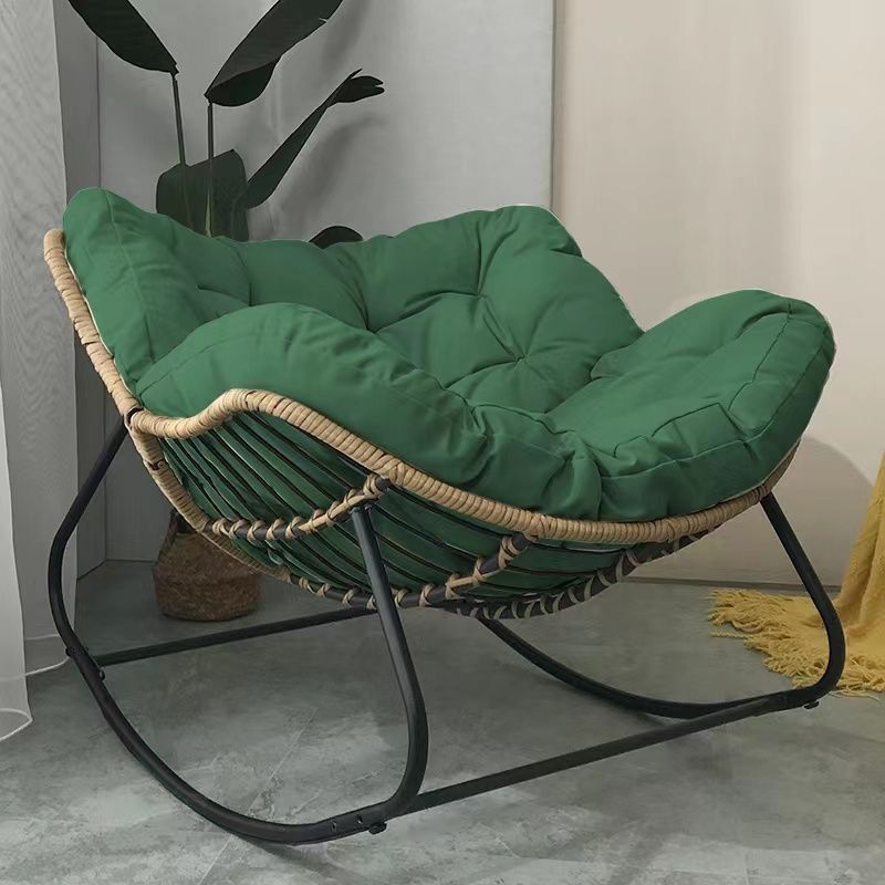 Reclinable Iron Double Rocking Chair