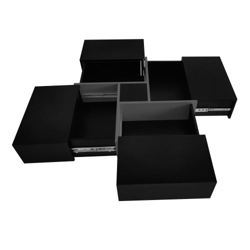 Coffee Table With 4 Hidden Storage Compartments