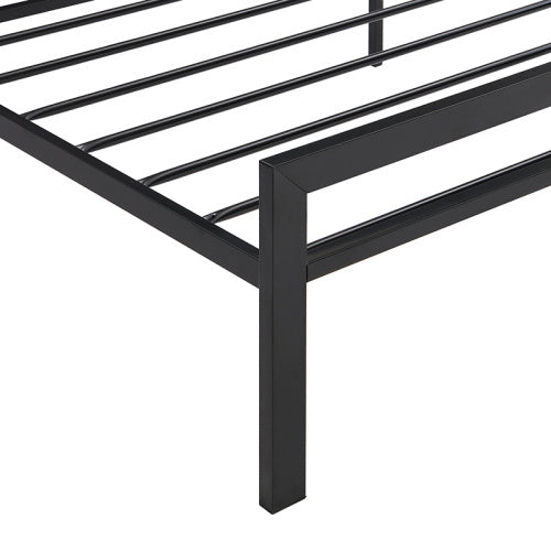 Twin Size Metal Bed Sturdy System Metal Bed Frame ,Modern Style And Comfort To Any Bedroom