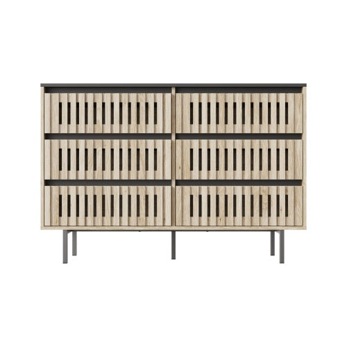 Bedroom Storage Cabinet With Six Drawers