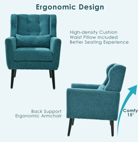 ARMCHAIR Modern Upholstered Chairs Living Room, Bedroom,