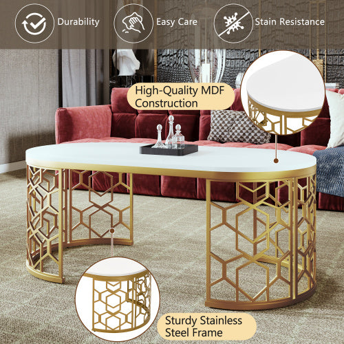 Coffee Table Oval Shaped