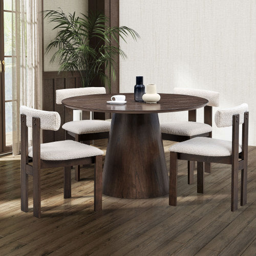 Set Of 2 Wooden Dining Chairs