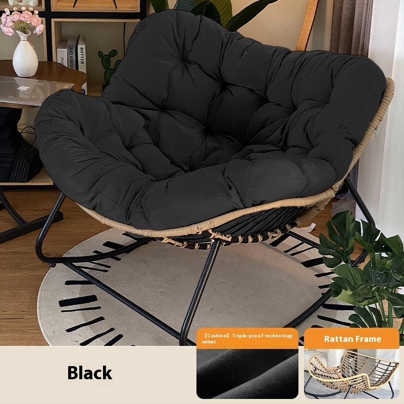 Reclinable Iron Double Rocking Chair