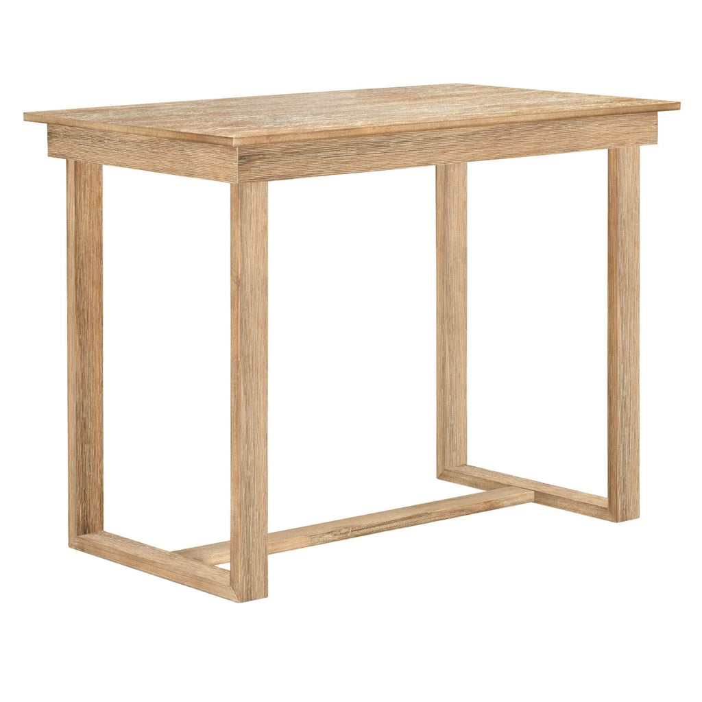 TOPMAX Farmhouse 5-Piece Counter Height Dining Set, 1 Table & 4 Chairs
