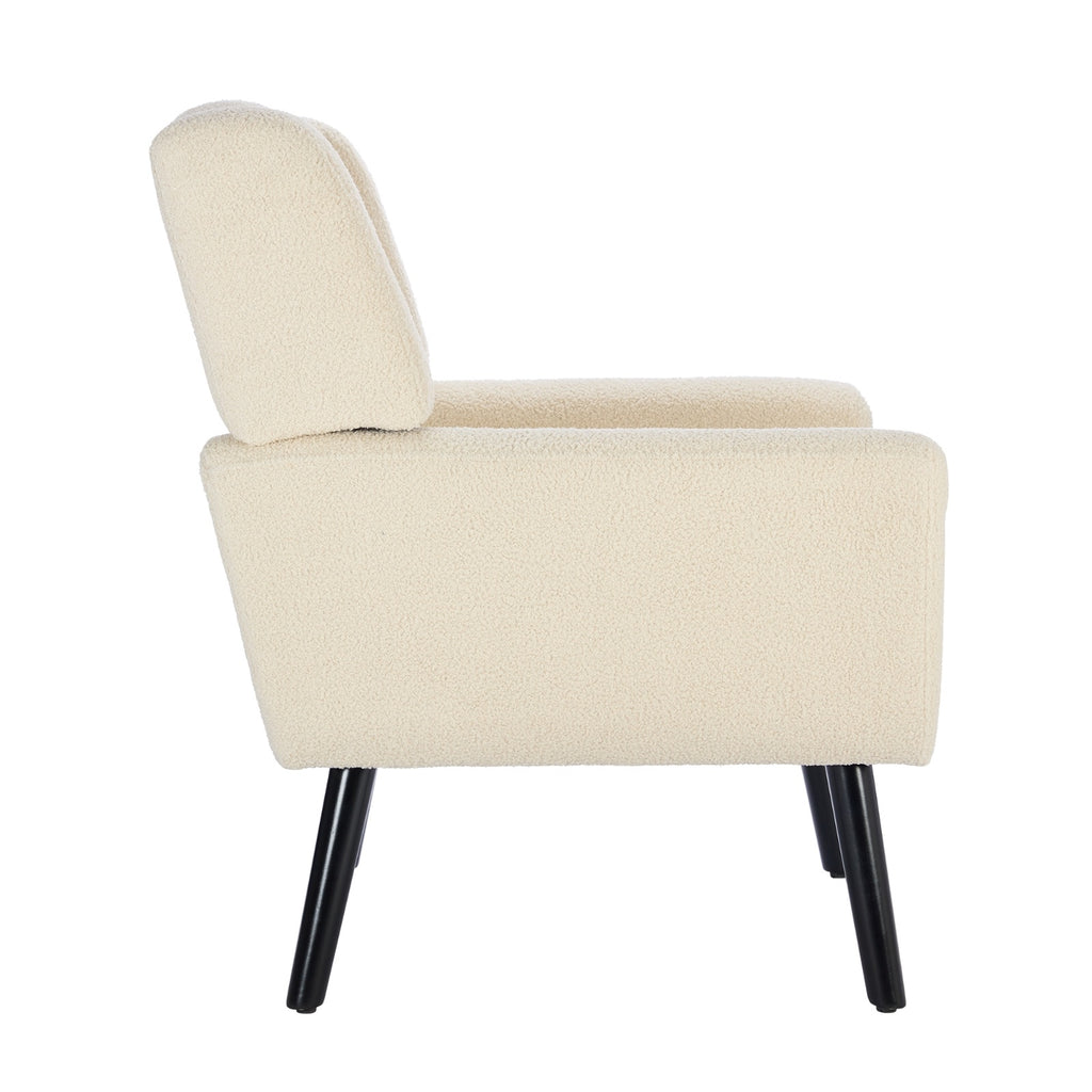 Butacas ARMCHAIR Modern Soft Teddy Material Ergonomics Accent Chair Living Room Chair Bedroom Chair Home confortable chair sillones