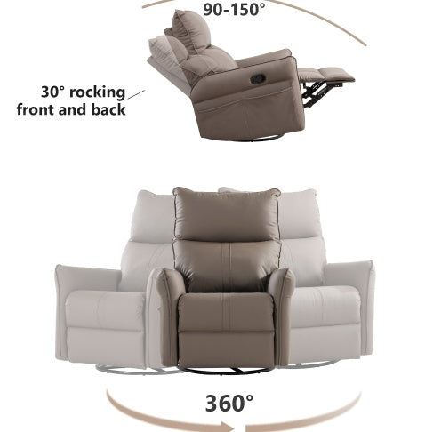 Recliner chair Bedroom Chair Modern Small Swing Swivel