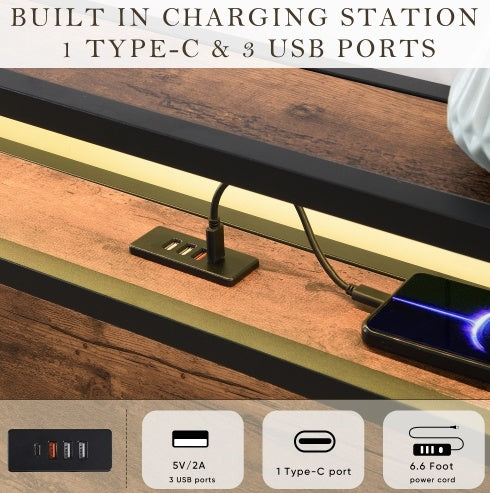 Plataforma Wooden Platform Bed Frame With Lifting And Charging Station