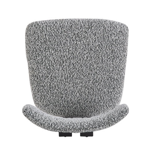 Upholstered Armless Dining Chairs With Metal Legs  Set Of 2