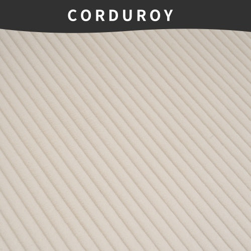 Modular LY-023 WHITE COMPRESSION SOFA Combining Chaise Longue With 3-seater, Corduroy Fabric, Full Sponge Compression Sofa,combined Sofa With 4 Pillows For Living