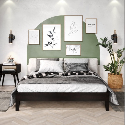 Plataforma Queen Platform Bed - Black