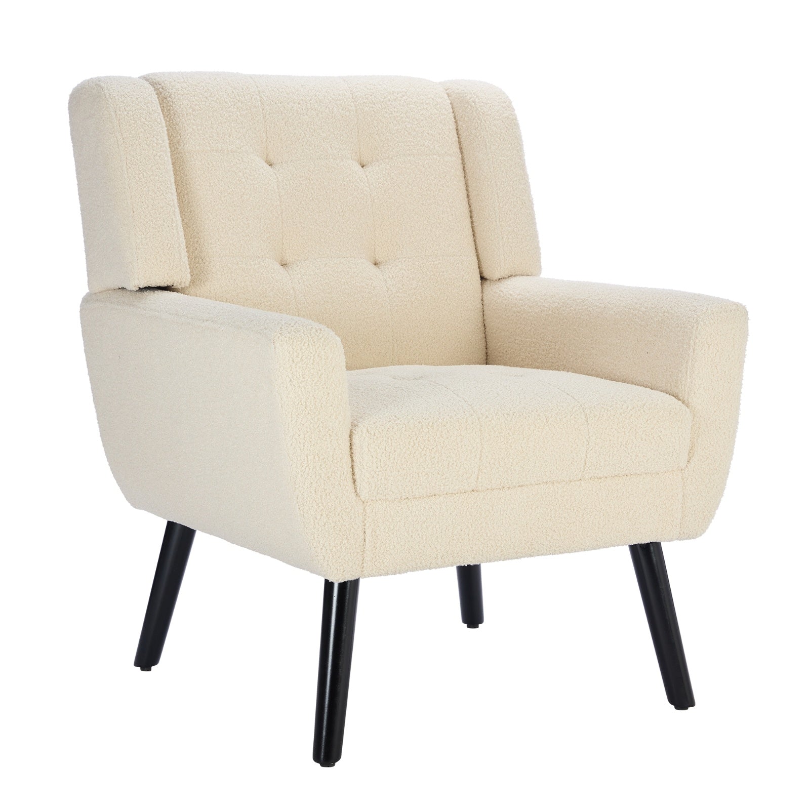Butacas ARMCHAIR Modern Soft Teddy Material Ergonomics Accent Chair Living Room Chair Bedroom Chair Home confortable chair sillones